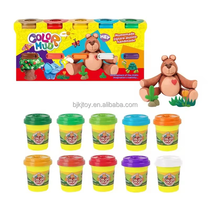 Хит продаж 10 цветов набор для моделирования глины несколько инструментов скульптуры керамика полимерная глина детей наборы сухой поделки