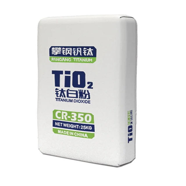 Premium Pangang CR-350 Titanium Dioxide Rutile Grade for Paint/Plastic - TiO2≥92%