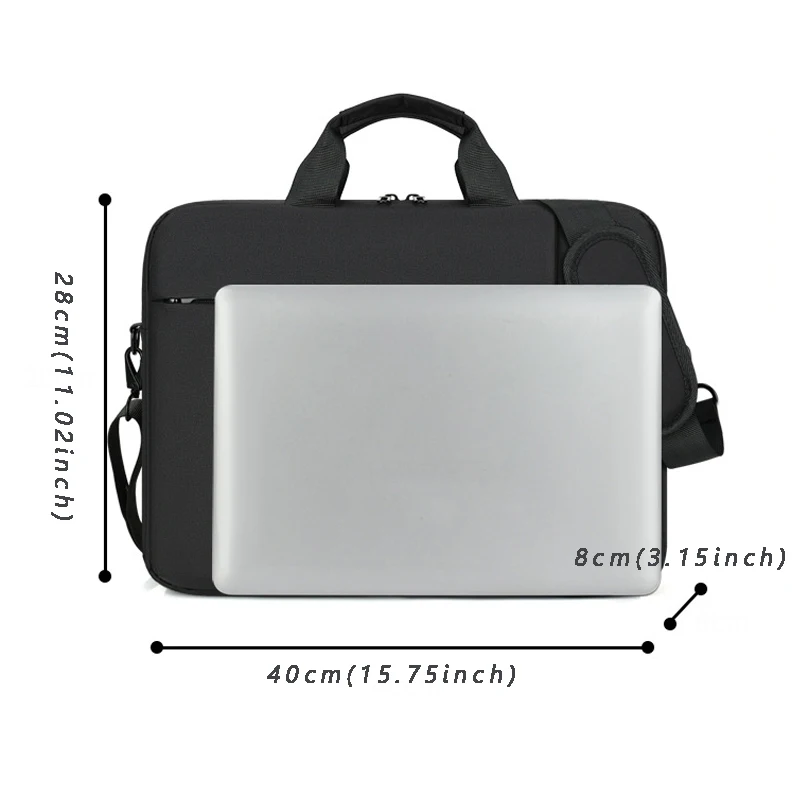 2024 Fashion Design Custom Logo Crossbody Handbag Big Capacity Brieface Business Computer Messenger Shoulder Sling Laptop Bag