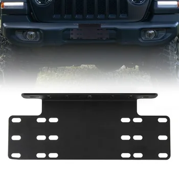 Popular Sale License Plate Holder Lighting License Plate Holder Automotive Metal License Plate Frame for jeep Car Truck