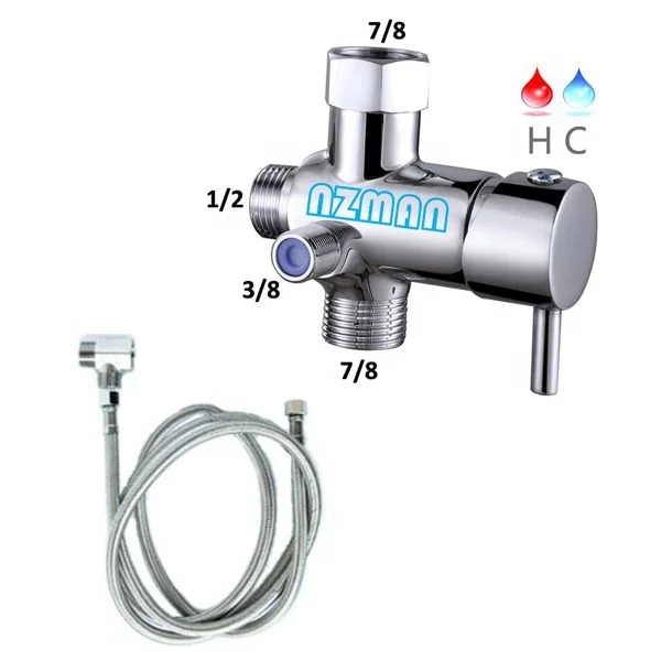 nzman hot/cold mixing valve shattaf bidet