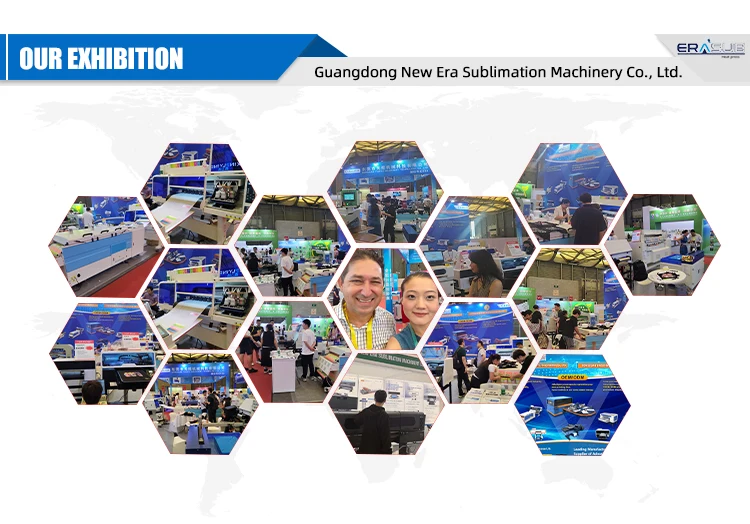 4 Stations Automatic Sublimation Heat Press Machine High Pressure for Fabric Clothing manufacture