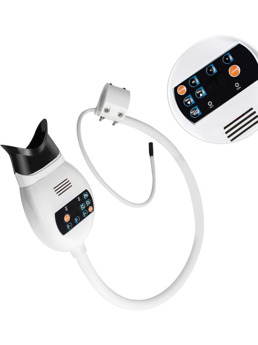 Новый светодиодный аппарат для отбеливания зубов, 3 режима, лампа для отбеливания зубов, ускоритель удержания зубного стула