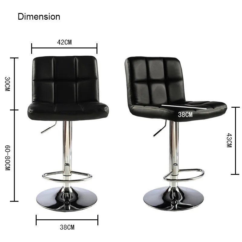 High Quality Swivel Adjustable Bar Stool Chair Luxury Restaurant Bar