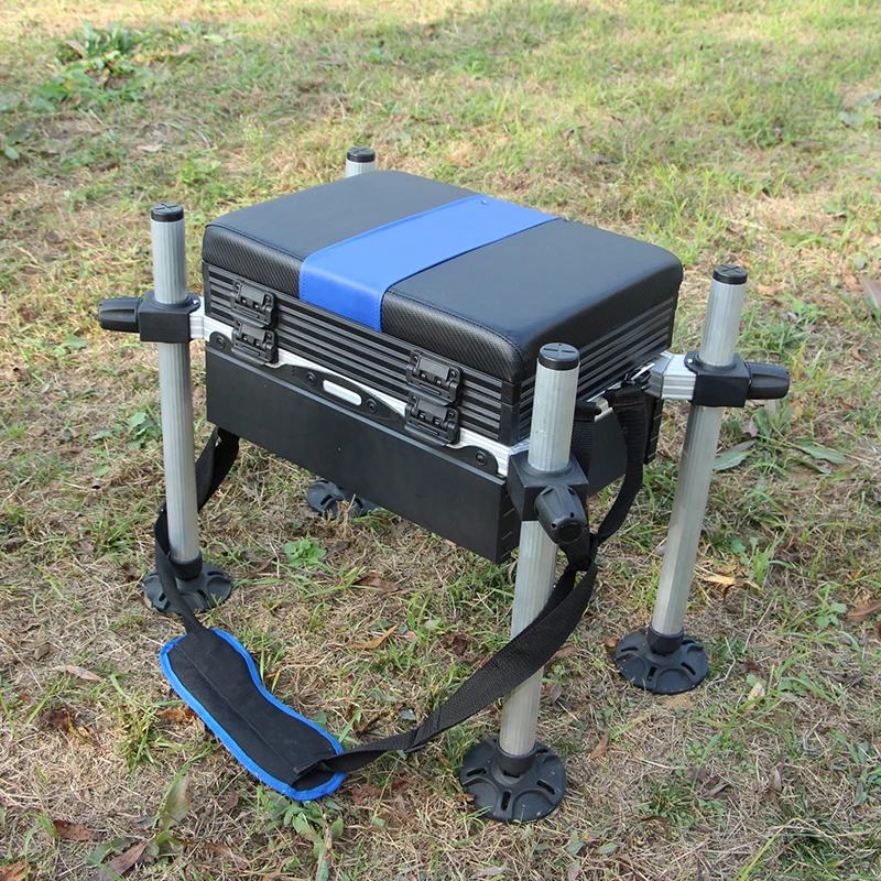 brillo fishing seat box Guide Series Boat with Slide Out Drawer (color: Silver) Sea Seat Boxes. Durable Sea