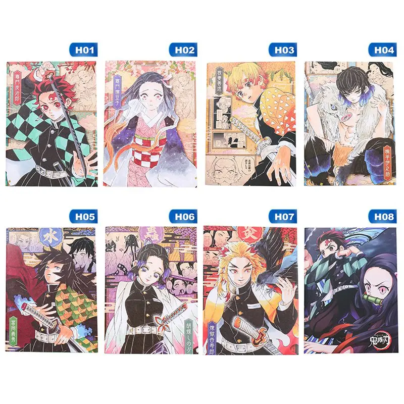 Anime Demon Slayer Kimetsu No Yaiba Kamado Tanjirou Pattern Notebook ...