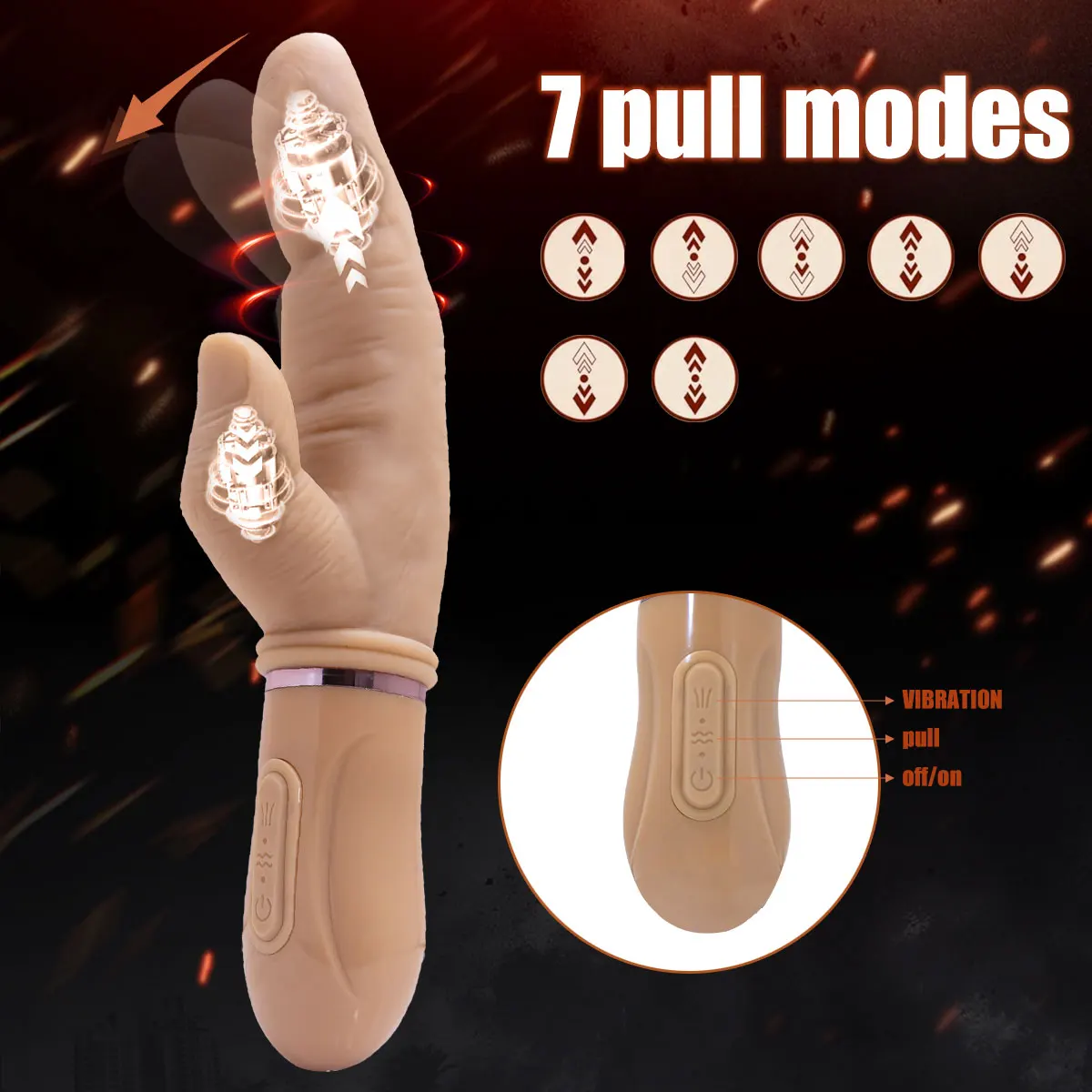 finger vibrating massager Finger Magic Wand Vibrating Massager Mini Size Battery Operated UK SELLER  Sexy main image 0