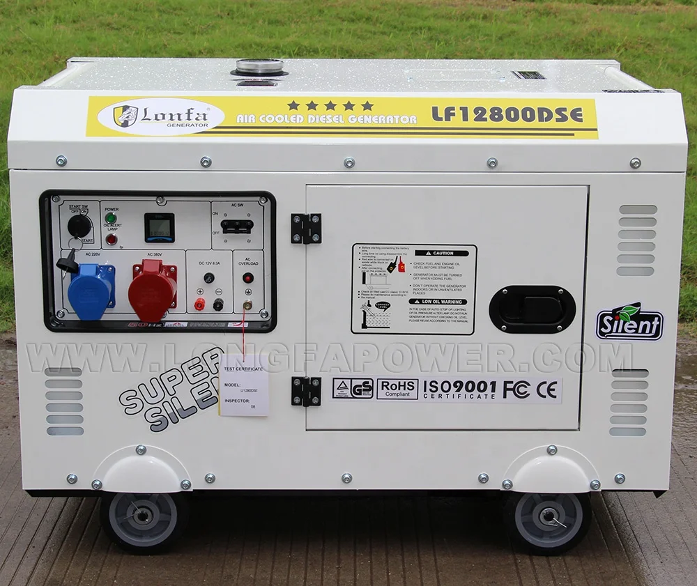 シングルおよび三相電気10KVA-25KVAディーゼル発電機セット販売