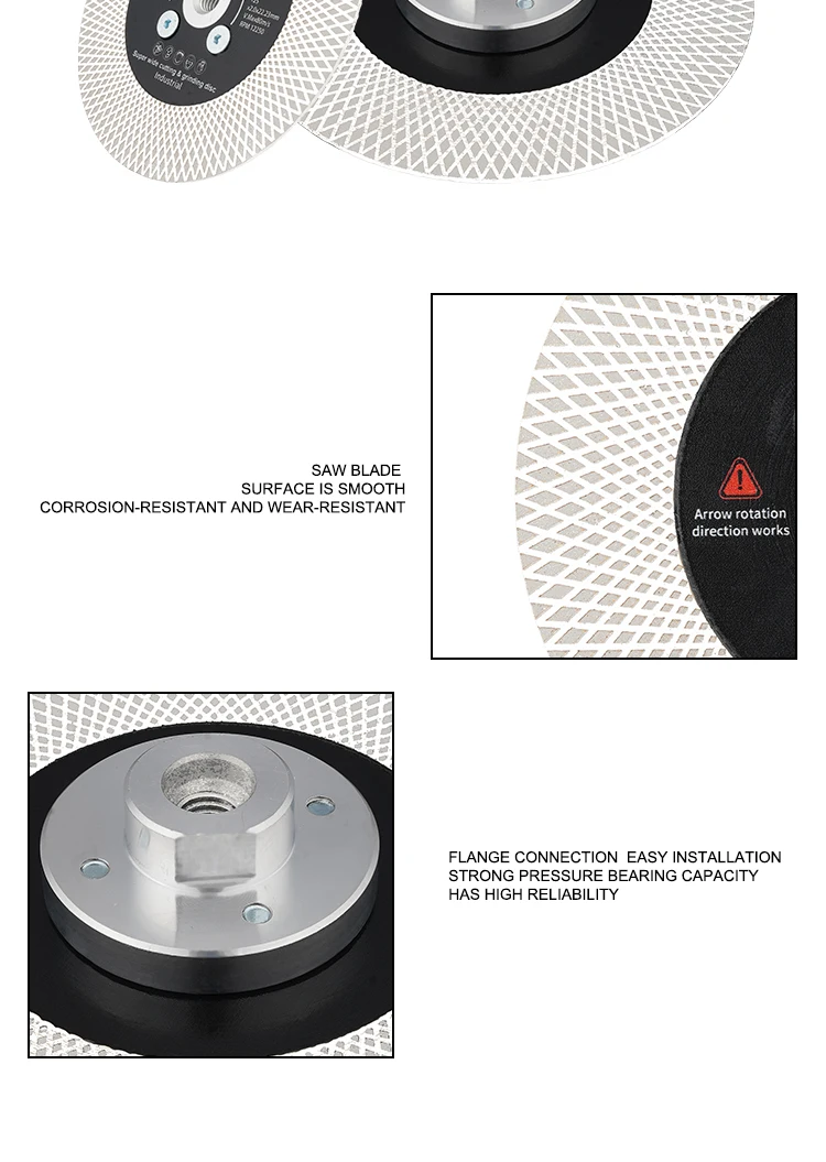 product diameter hot pressed sintered x mesh turbo diamond cutting grinding saw blade double side segment marble granite-16