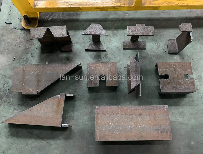 Robotic H Beam Cutting Machine With Plasma Cutter for Steel Beams Fabric