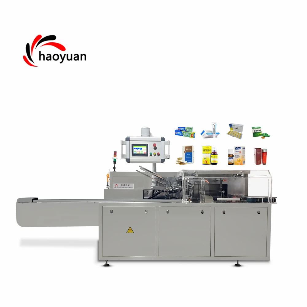 HY-ZH-120 Haoyuan Vollautomatische Versiegelungsverpackungs-Eiscreme Milchbox Eier Maschine In Einem Kleinen Karton Kartonieren