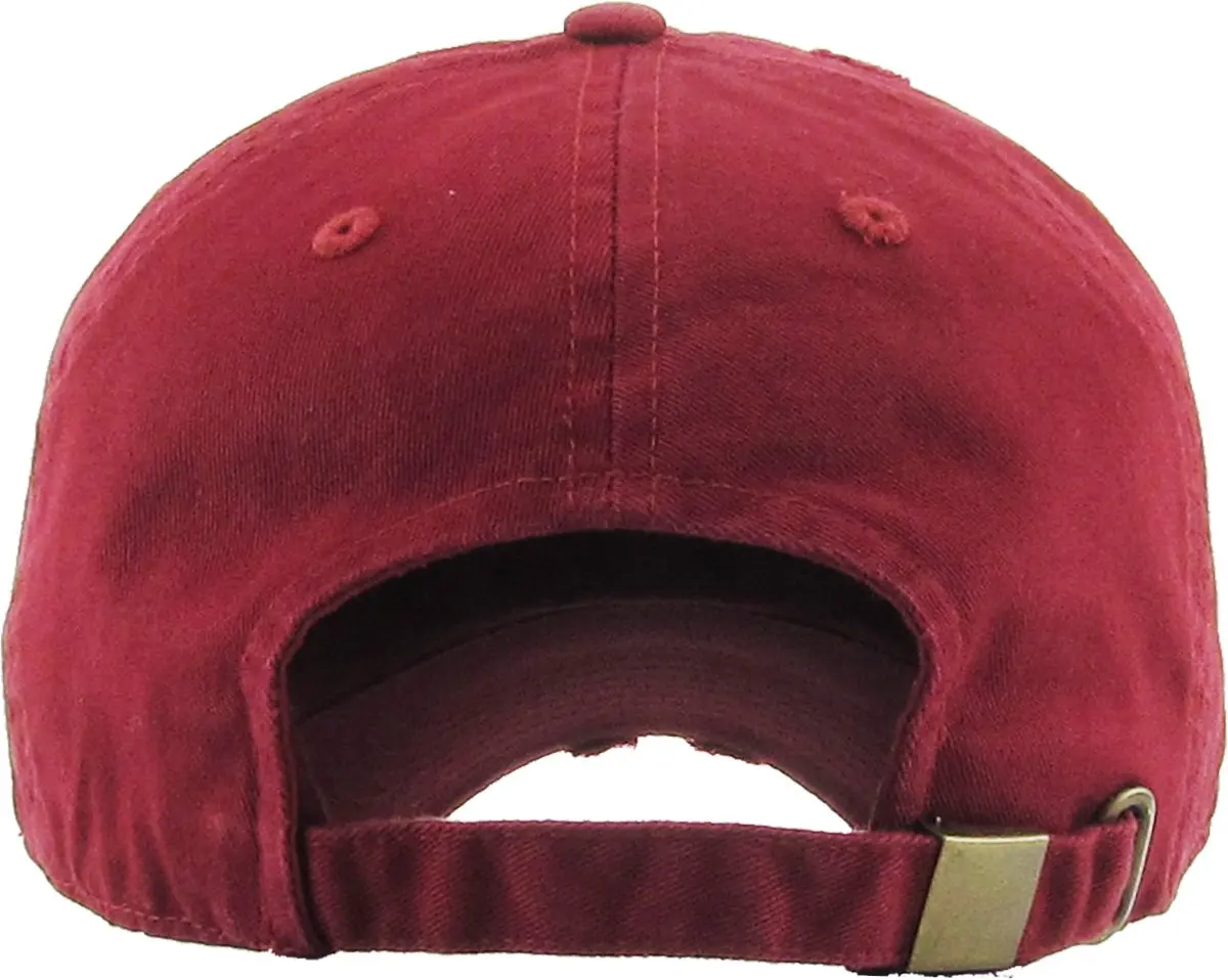 Custom 6 Panel Washed Out Distressed Unstructured Luxury Hats for Men With Custom Logo Dad Hat