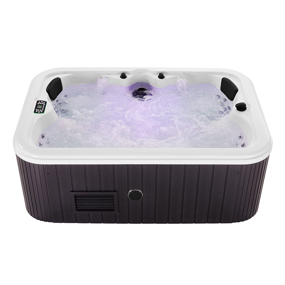 Freestanding Dubai Korean Sex Hot Tub 2 Loungers Outdoor Spa