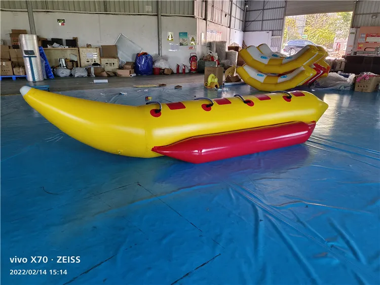 5 Person Single Tube Inflatable Towable Banana Boat For Water Sports