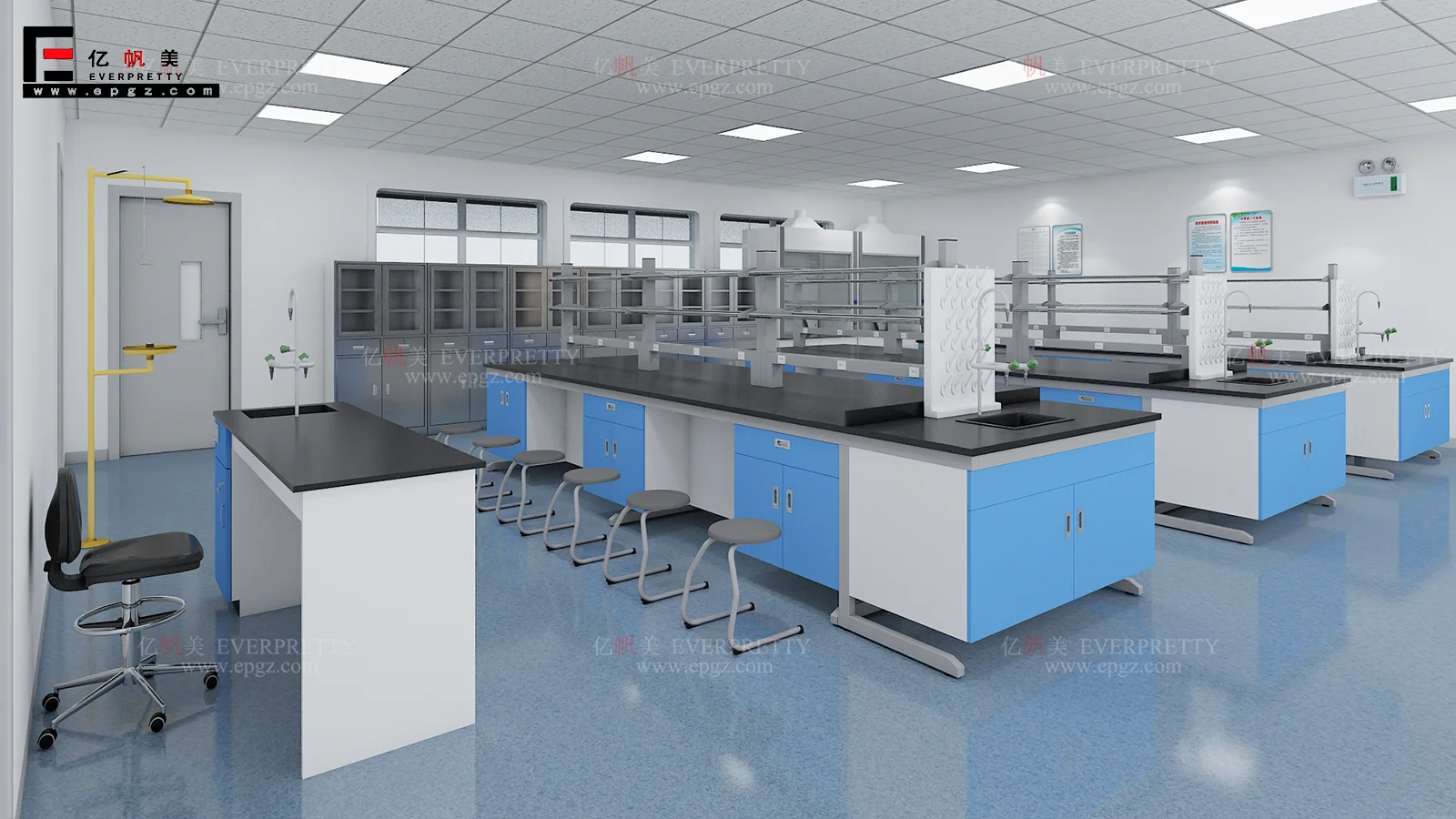 School Laboratory Furniture Chemical Lab Table Biology Physics ...