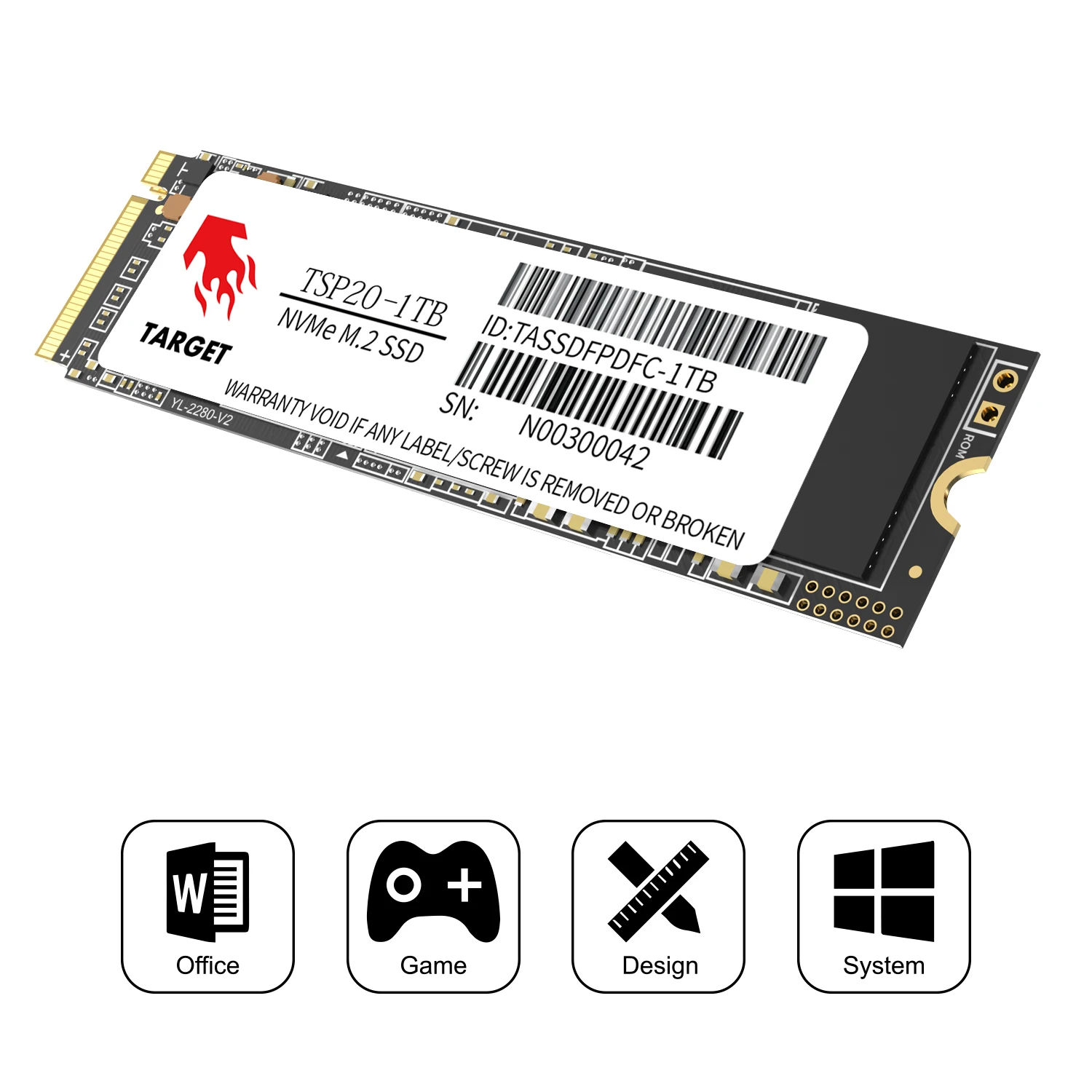 TARGET SSD M.2 Nvme - Super Fast Internal Solid State Storage