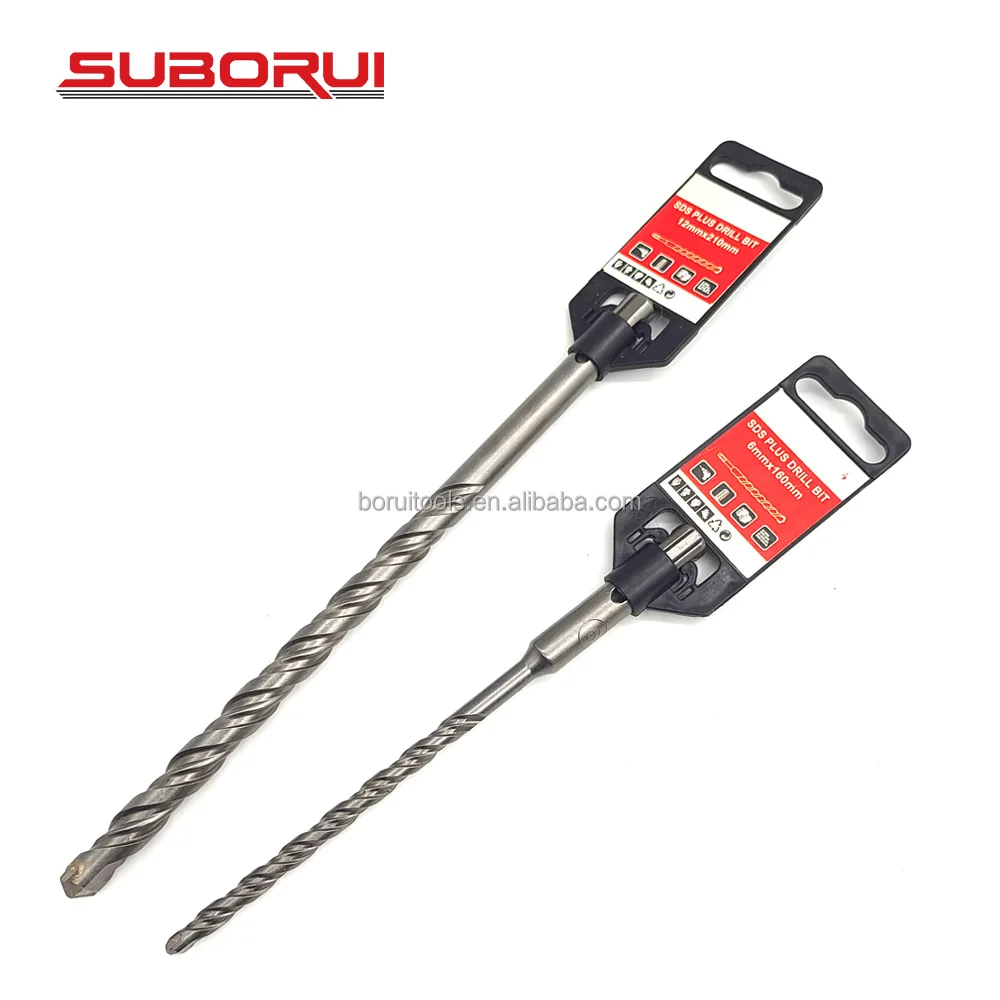 Suborui 6mm 8mm 10mm 12mm 14mm Cross Carbide Tip Type Steel Alloy Sds
