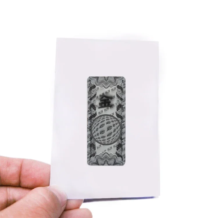 2024 High Quality 3D Micro Optical Security Label With Micro Lenses 3D Nano Lenticular Sticker With Your Logo and Texts