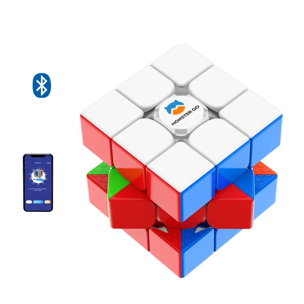 Monster Go MG3 Professional Smart Puzzle Toy Blue Tooth Ai Magic Speed Cube Educational for Children