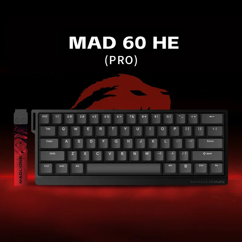 Original FGG MAD 60/68HE Gaming Magnetic Axis Keyboard Wired Mechanical Keyboard 61/68 Keys for Gaming and Office Use