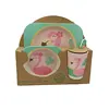 Vert + rose BMT005-23 flamant
