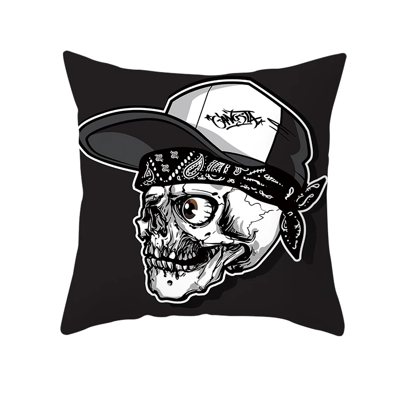 skull pillow cases