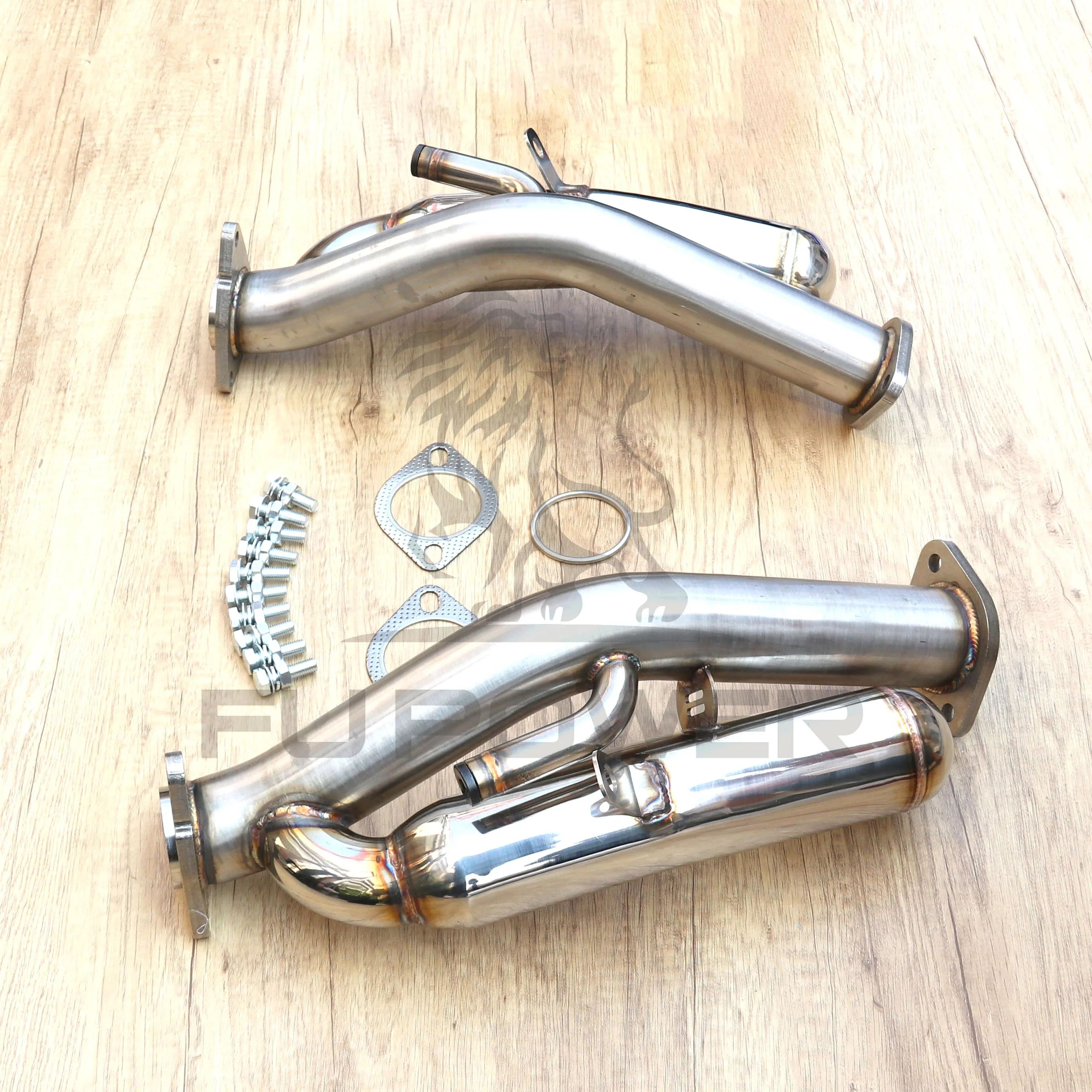 Fupower ART PIPES for 370Z VQ35HR VQ37VHR - Titanium Mufflers