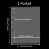 Transparent 1 pocket
