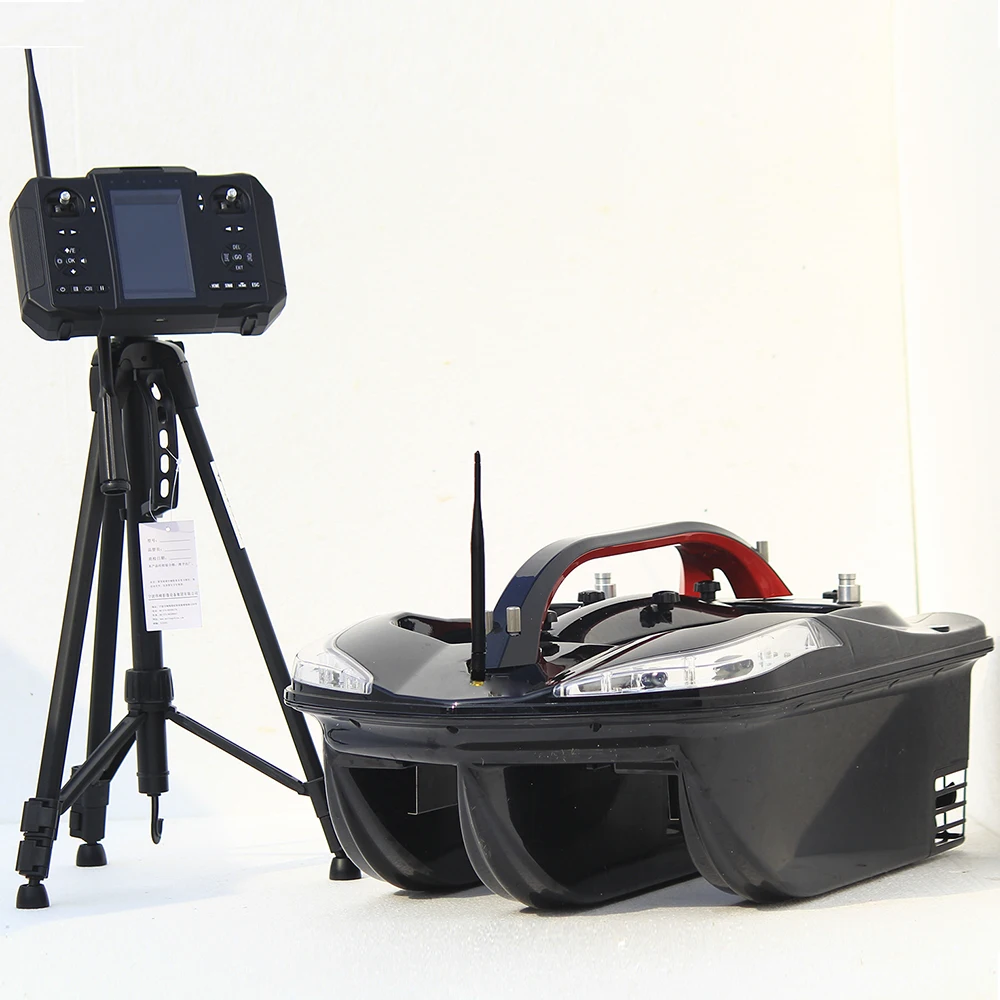 Barco De Cebo Con GPS Y Echolot | 3 Compuertas, Sonar Y Mando A Distancia | Carga 2 Kg, Batería 5200 MAh | Pesca En Lago Y Mar