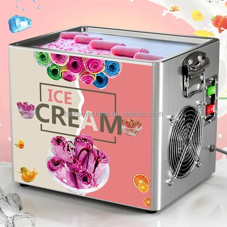 Commercial Ice Roll Maker - Stir-Fried Ice Cream Machine