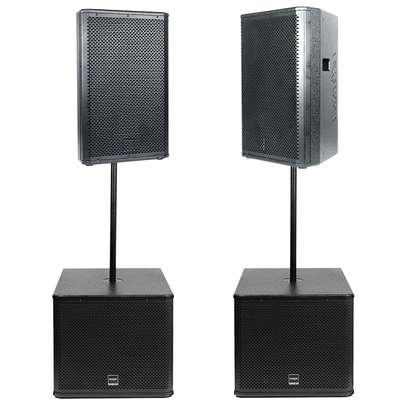 Custom 2 3 Way 15 Inch Speaker 2000W 500 1000 Watts Passive Active Bass Subwoofer Woofer Dj Professional 15 Inch Party Speakers