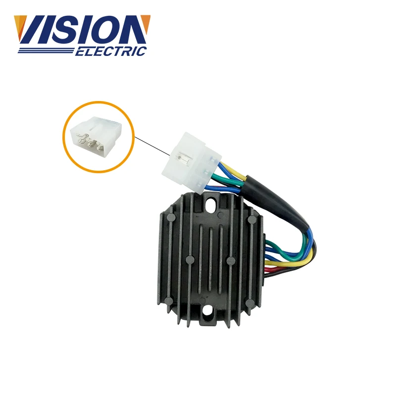 NEW 6 Pin Automatic Voltage Regulator AVR Rectifier for Kubota Grasshopper RS5101 RS5155 Generator Spare Parts RS5101 RS5155