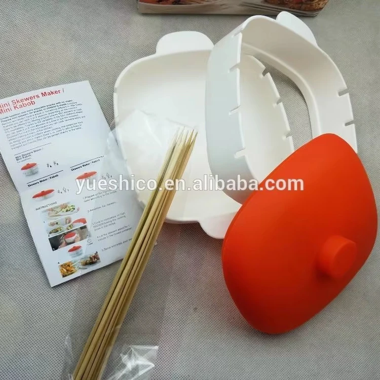 2025 Mini Skewers Maker Microwave Kebab Skewers, BBQ Gills Mini Skewers Maker