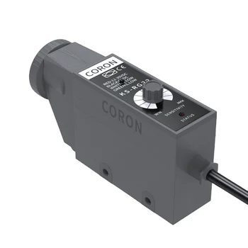 CORON KS-G22-P Photoelectric Sensor PNP Output Green Light Source 8-12mm Detection Distance Color Code Recognition Auto Position