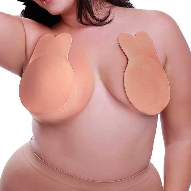 Strapless ladies nipple cover silicone breast paste brapush up thin nipple cover adhesive