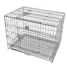 2024 High Grade Durable Foldable Metal Wire Dog Crate with Tray