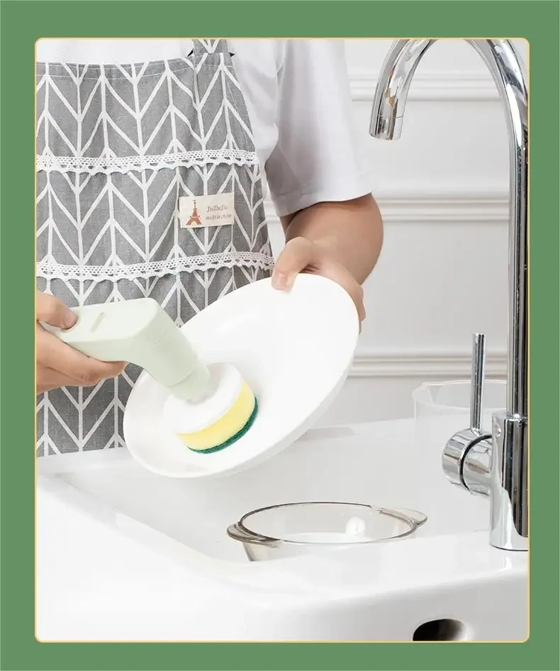 5 in 1 Handheld Electric Spin Rechargeable Automatic Cordless Cleaning Brush Egg Beat Garlic Masher