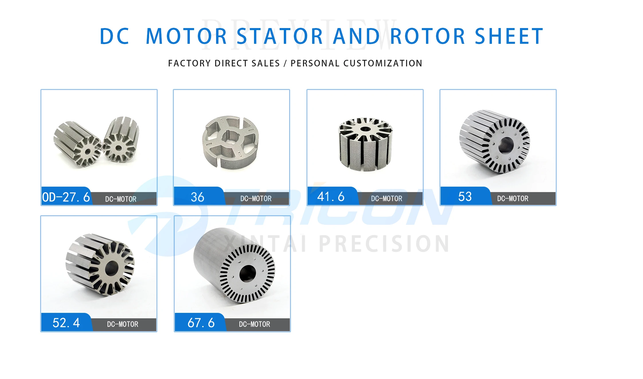 Core Stamping Laminated Motor, Steel, Silicon Steel - detail 14