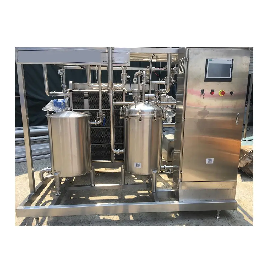 Small Beer Juice Plate Pasteurizer Batch Pasteurization Machine for Milk Juice