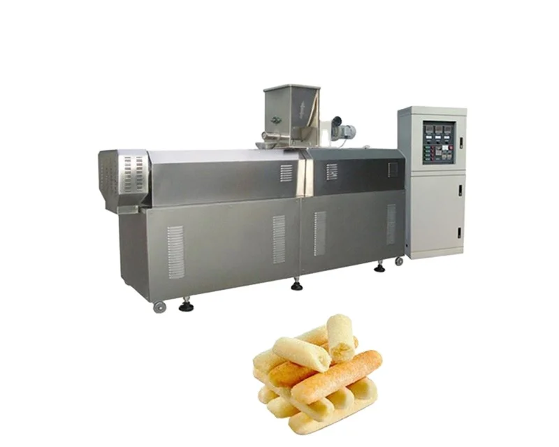 Puffed Corn Chips Sticks Balls Rings Snack Machines Processing Equipment