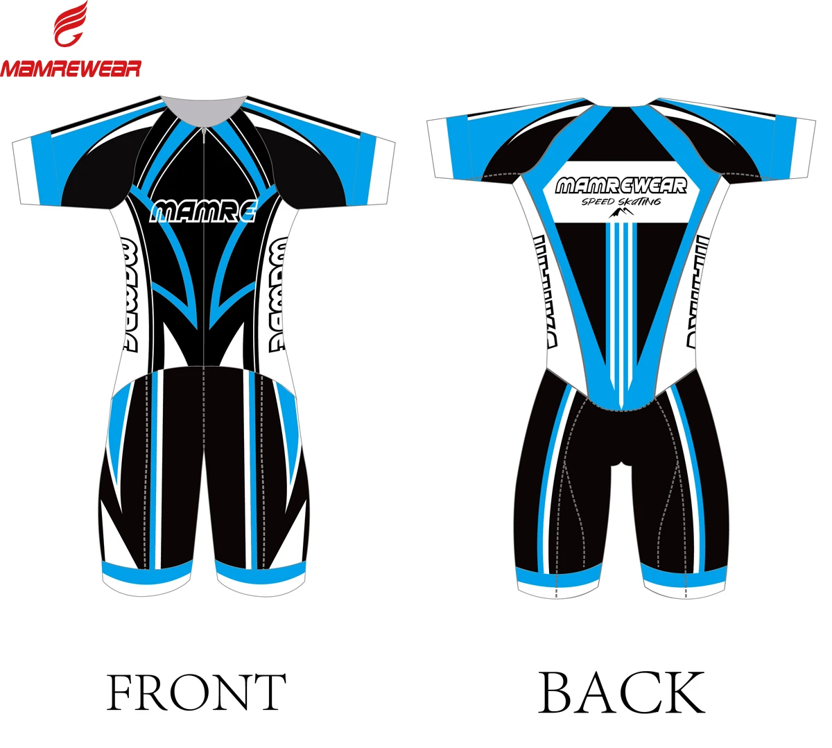 High Quality Custom Logo Sublimation Speed Skate Skin Suit Speed Skating Racing Sportswear