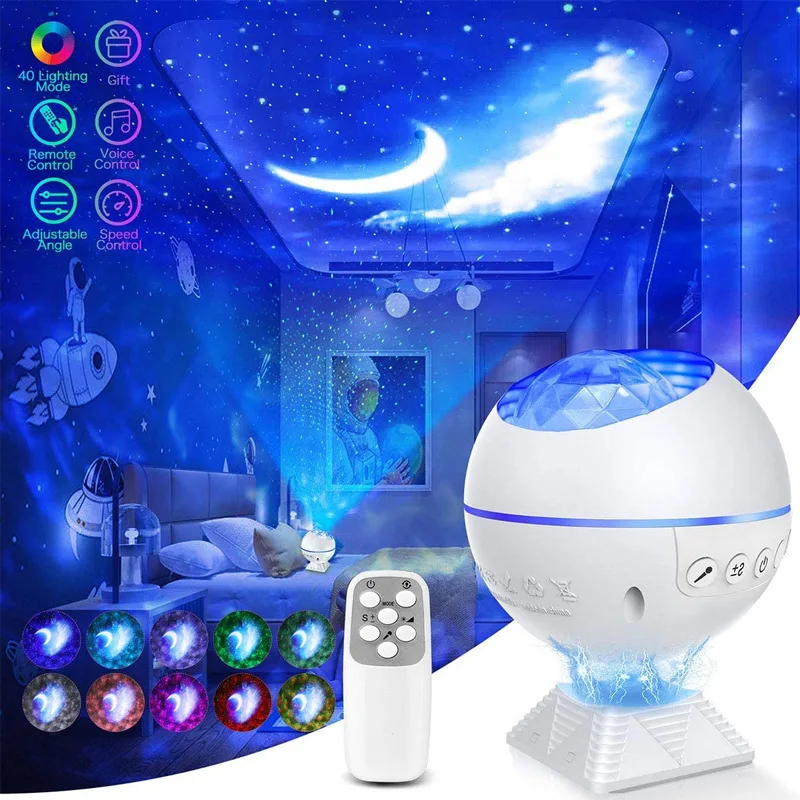 Remote Control Star Projector Lamp 