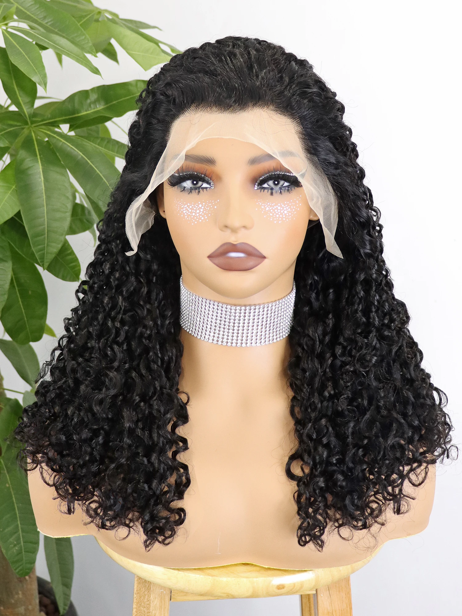 22 Inch Long Brazilian Hair Lace Front Wig - 250% Density
