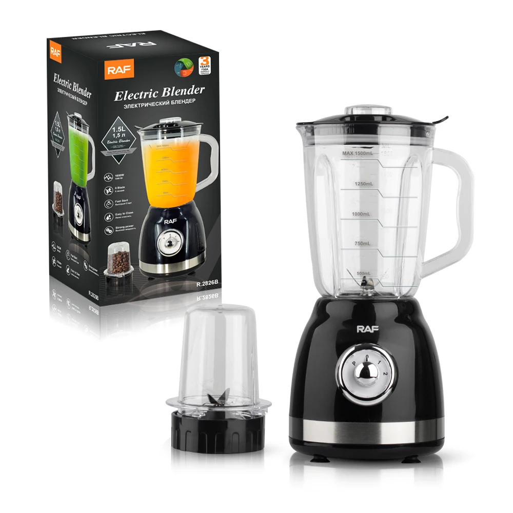 Blender Set Smoothie Countertop Blender for Shakes and Smoothie Maker Double Jar Smoothie Blender