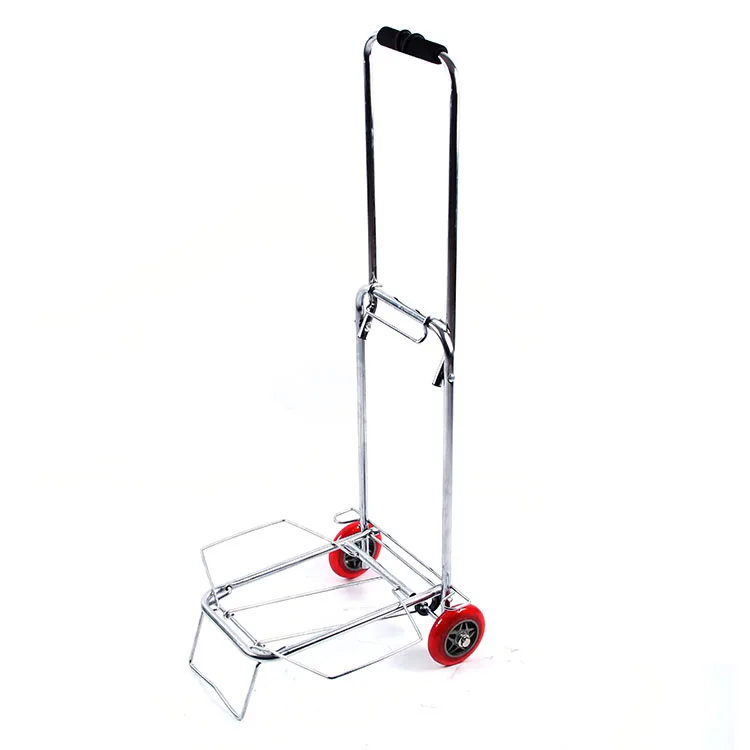 Steel material lightweight luggage trolley cheap price
