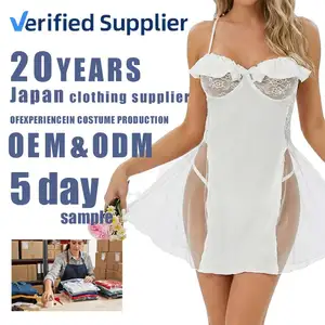 Luxury Women's Elegant Microfiber Lace Floral Print Nightgown Sleeveless V-Neck Soft & Breathable Front Logo ODM Factory Supply