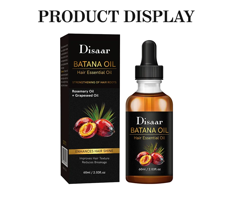 Oem Organic Batana Hair Serum Oil With Rosemary Nourishing Shiny Hair Care Moisturizer Products Manufacturers Private Label