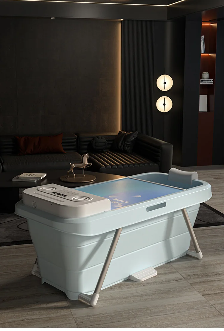 Hilite High Quality Light Blue Large Portable Bathtub Inflatable