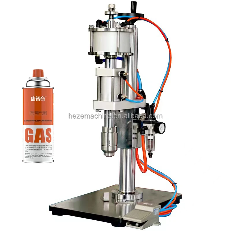 Small Pneumatic Crimping Machine Aerosol - Easy to Operate