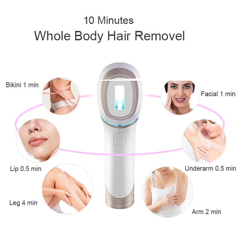 Laser Ice Cool Ipl Hair Remover Beauty Equipment Handset Home Use Women Leg Arms Body Ipl Cooling Hair Removal Photon Device